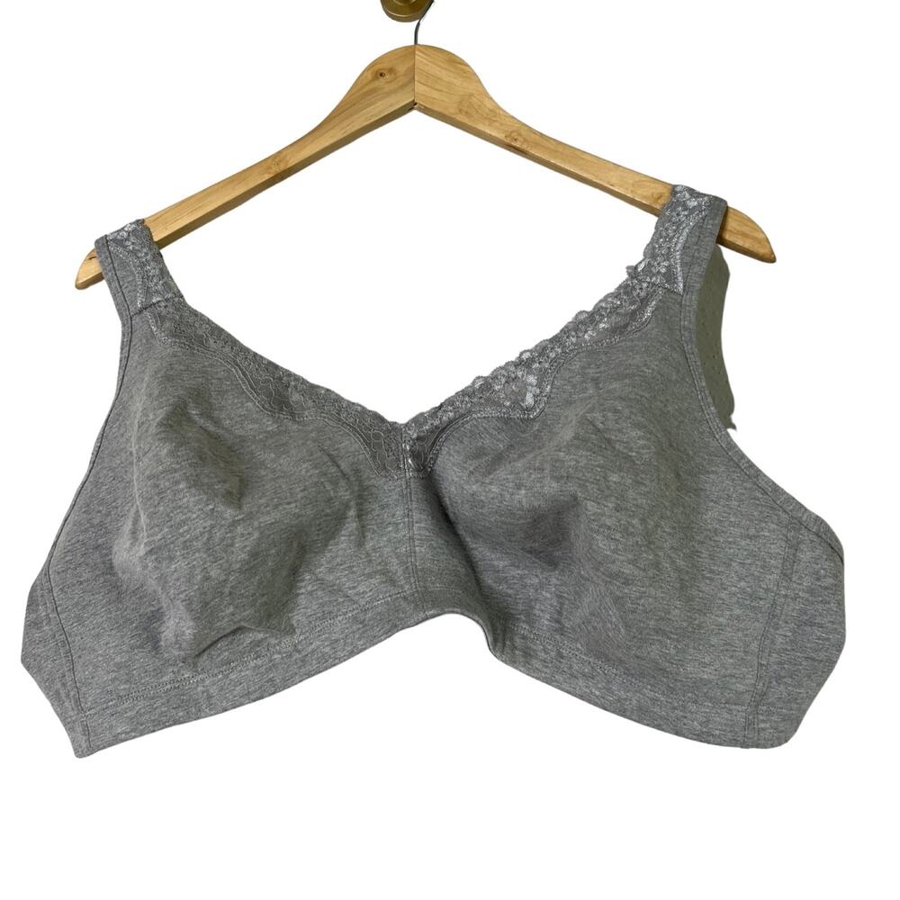 UNBRANDED Women's Plus Size Wirefree Bra 2X DCup